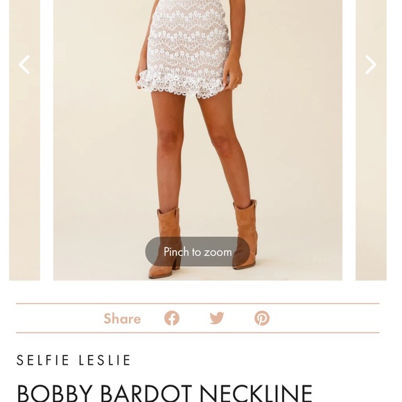 NWT* selfie Leslie dress.  graduation dress - Picture 3 of 4